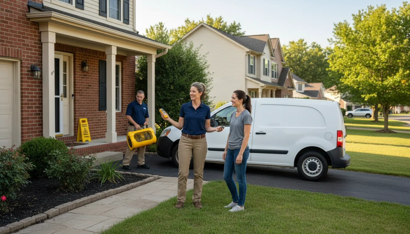 Residential water damage restoration in Ojo Feliz, NM